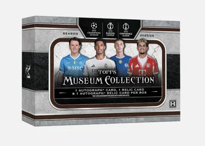 Produktbild von Topps Museum UEFA Club Competitions 2025/26 - Hobby Box
