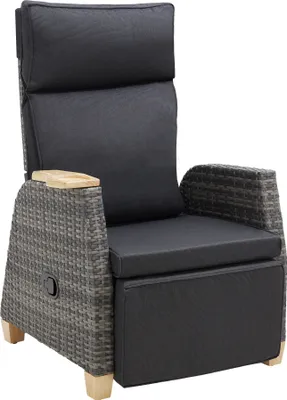 A single recliner chair.