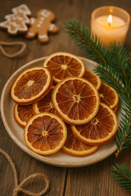 Produktbild von Getrocknete Orangenscheiben, Kranz, Dekoration, 50 G