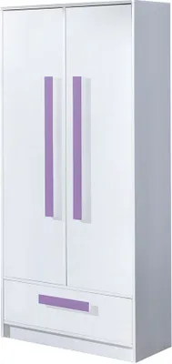 Produktbild von Kleiderschrank weiß hochglanz