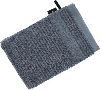 Produktbild von Vossen 119201 | Tomorrow Waschhandschuh - Farbe: Dark Grey - Größe: 22 x 16 cm