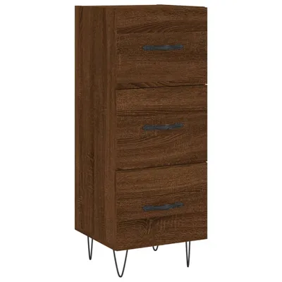 Produktbild von Sideboard Braun Eichen-Optik 34,5x34x90 cm Holzwerkstoff