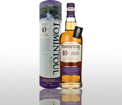 Produktbild von Tomintoul 10 Years Single Malt Whisky in Tube 0,7L (40% Vol)- [Enthält Sulfite]