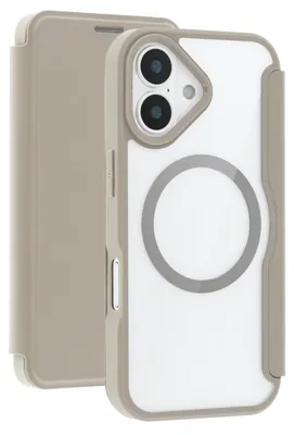 Produktbild von imoshion Transparentes Bookcase mit MagSafe für das Apple iPhone 17 – Beige