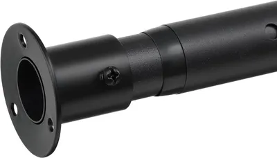 Obrázok produktu pre Nastaviteľný vešiak na oblečenie 43-139 cm, nerez, matná čierna, na skladovanie oblečenia