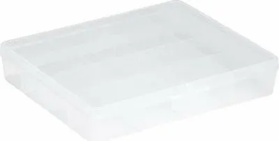 Produktbild von Sunware Q-Line Sortimentskasten stapelbar 16 Fächer transparent Kunststoff