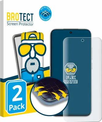 Produktbild von 2x BROTECT Fullscreen Schutzfolie für Xiaomi Poco F8 Pro 5G Displayschutz Folie Fullcover Matt Entspiegelungsfolie