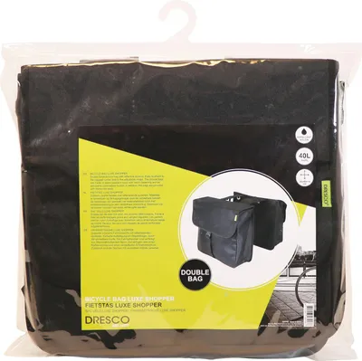 Immagine prodotto di Dresco Borsa da bicicletta doppia Shopper da 40 litri