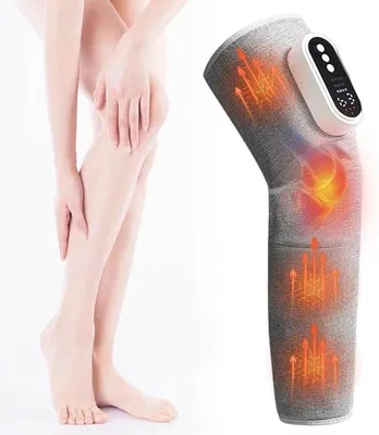 Produktbild von Massagegerät - Lymphdrainagegerät - Fördert die Muskelregeneration - Kabellos, wiederaufladbar - 3 Intensitätsstufen - Grau