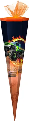 Produktbild von Schultüte / Zuckertüte / 85cm / eckig / "Monster Truck"