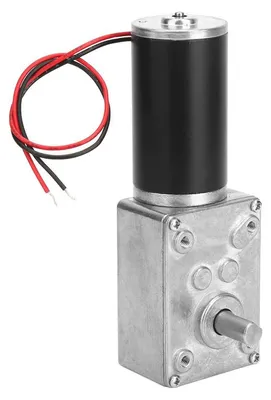 Schneckengetriebemotor 24V 10 U/min 31 mm 8 mm Welle