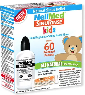 Obrázok produktu pre Sinus Rinse Kids, fľaša + 60 vrecúšok