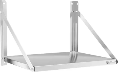 Produktbild von Expondo Royal Catering Wandbord - klappbar - 60 x 45 cm - 40 kg - Edelstahl