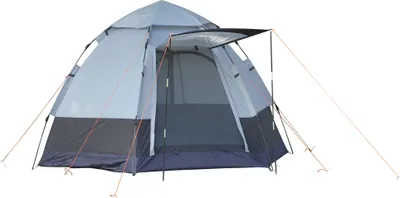 Produktbild von Outsunny Camping Tent 3-4 Person Tent Family Tent Dome Tent 210T PU3000mm Steel Fibreglass Grey 260 x 260 x 195 cm