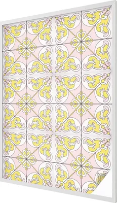 Obrázek produktu pro Vitrážová fólie na okno - 146x100 cm - vitrážový vzor - neprůhledná dekorační fólie pro ochranu soukromí - samolepicí, UV ochrana - abstraktní květiny