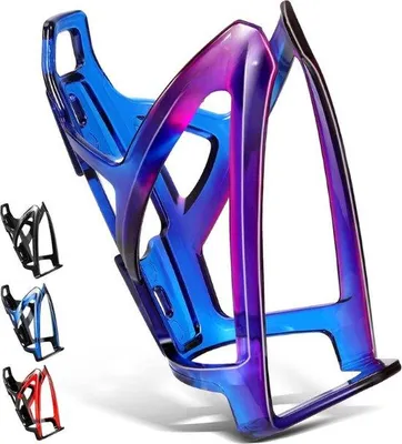 Produktbild von Trinkflaschenhalter für Fahrrad, Farbwechse, Trinkflaschenhalter, Fahrrad, 36 g, leicht, Polycarbonat, Trinkflaschenhalter, Fahrrad, langlebig für 6,5-8 cm Wasserflaschen, Fahrradtrinkflaschenhalter für MTB, Rennfahrrad, Mountainbike
