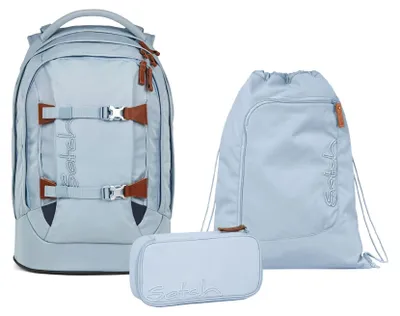 Produktbild von Satch, Schulrucksack-Set PACK Nordic Ice Blue 3-teilig, ab 5. Klasse