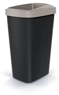 Produktbild von Prosperplast COMPACTA Q DROP Abfallbehälter – Volumen: 45 l, Farbe: hellbraun