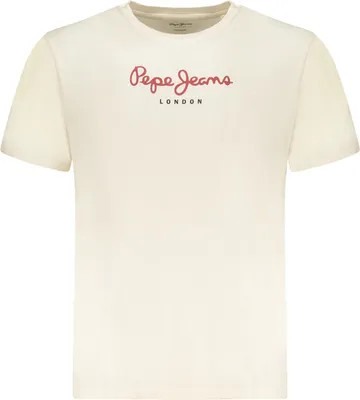 Produktbild von Herren Kurzarm T-Shirt Beige - Rundhals, Nachhaltige Baumwolle