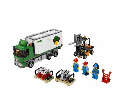 Produktbild von Lego 60020 City - LKW mit Gabelstapler