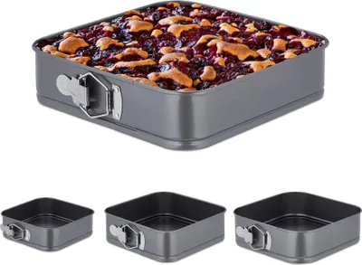 Produktbild von Springformen-Set, 4 Stück, quadratisch