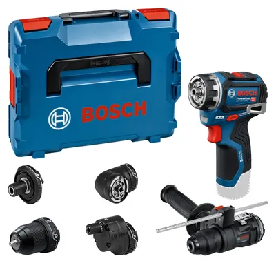 Productafbeelding van Schroefmachine GSR 12V-32 FC, diverse accessoires, extra handgreep, dieptebegrenzer, L-BOXX
