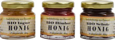 Produktbild von Honig-Set Himbeer-Ingwer-Schoko