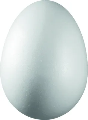 Produktbild von KNORR PRANDELL 216768067 Styropor-Ei 10 x 6 cm Styropor weiss