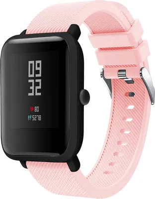 Produktbild von Strap-it Xiaomi Amazfit Bip Armband Silikon (Hellrosa)