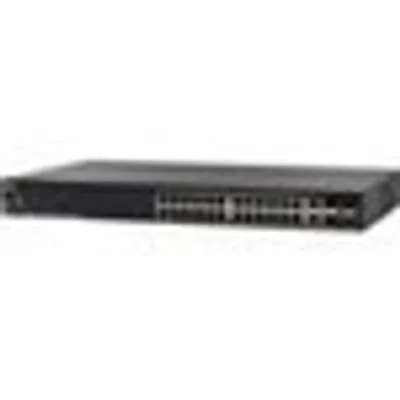 Produktbild von Cisco SG250X-24-K9-UK, Managed, L2+/L3, Gigabit Ethernet (10/100/1000), Rack-Einbau, 1U