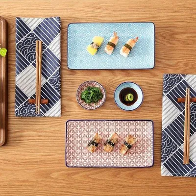 Produktbild von Famanu Sushi-Servierset für 2 Personen - Asiatische Serviezen