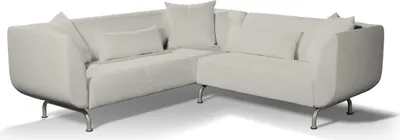 Produktbild von Dekoria Bezug für Strömstad 3+2-Sitzer Sofa, hellgrau , Bezug für Stromstad 3+2-sitzer