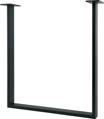 Produktbild von SIMAUSROM Tischkufe Regular Slim Stahl schwarz lackiert