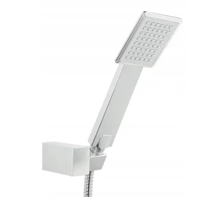 Produktbild von FERRO Handbrause, Duschhalterung mit 1 Strahlart, Sinusdusche, SILBER U170B