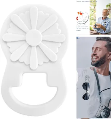 Obrázek produktu pro INF Magnetický klip na brýle na oblečení Bílý