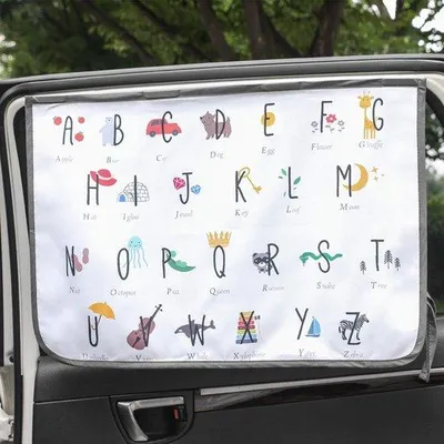 Produktbild von Sonnenschutzrollo für Seitenscheibe, Kinder, Hitze- und Blendenschutz, Auto