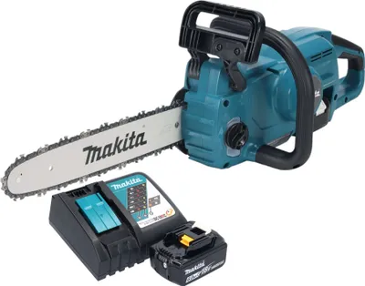 Produktbild von Makita DUC 357 RGX3 Akku Kettensäge 18 V 35 cm Brushless + 1x Akku 6,0 Ah + Ladegerät