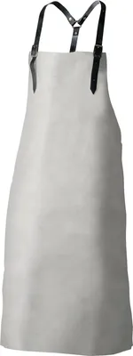 Produktbild von Brustlatzschürze Knut L.ca.100xB.ca.80cm grau Spaltleder FELDTMANN