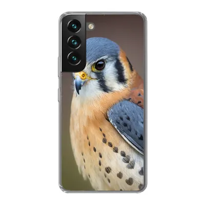 Produktbild von MuchoWow® Handyhülle Schutzhülle Hülle für Samsung Galaxy S22 Vogel - Makro - Blau Silikon Softcase Handy Hülle - Mobiltelefonhülle