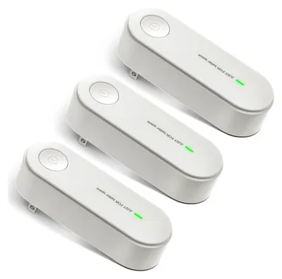 Produktbild von Dreiteiliger Ultraschall-Luftreiniger für Zuhause mit Milbenentfernung, Ionengenerator zum Einstecken, Luftreiniger für Zuhause, entfernt Gerüche.