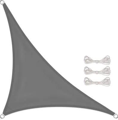 Produktbild von Sonnensegel BASIC PES Dreieck 3x3x4,25 anthrazit Polyester 140g/m²