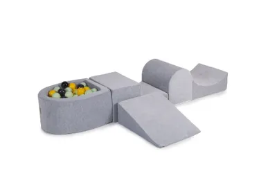 Produktbild von Schaumstoff Bausteine Kinder mit Bällebad - Softbausteine Baby