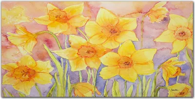 Produktbild von Coloray Küchenrückwand 120x60 Spritzschutz aus Glas - Blumen Zeichnung