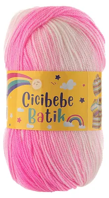 100g Farbverlaufsgarn Cicibebe Batik 15 Prinzessin