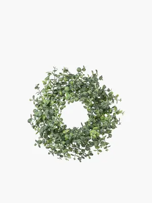 Produktbild von GASPER Eucalypthuskranz Grün Ø 28 cm - Kunstblumen