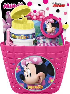 Produktbild von DISNEY MINNIE Combo (Körbchen + Trinkflasche + Klingel)