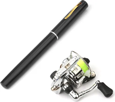 Obrázek produktu pro Kapesní skládací rybářský prut Combo Mini Pen Fishing Rod Kit Teleskopický rybářský prut Spinning Reel Combo Kit