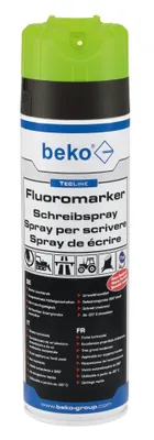 Zdjęcie produktu dla beko TecLine fluoromarker w sprayu, 500 ml, różne kolory - jasnozielony