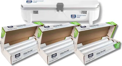 Produktbild von SET Effizienter Wrapmaster Spender WM4500 und + 3 Pack. Frischhaltefolie 4500
