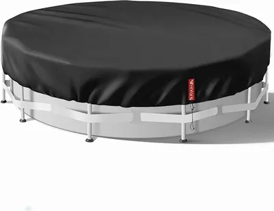 Obrázok produktu pre Kryt bazéna 420D Oxford tkanina Uv ochrana čierna 660 cm